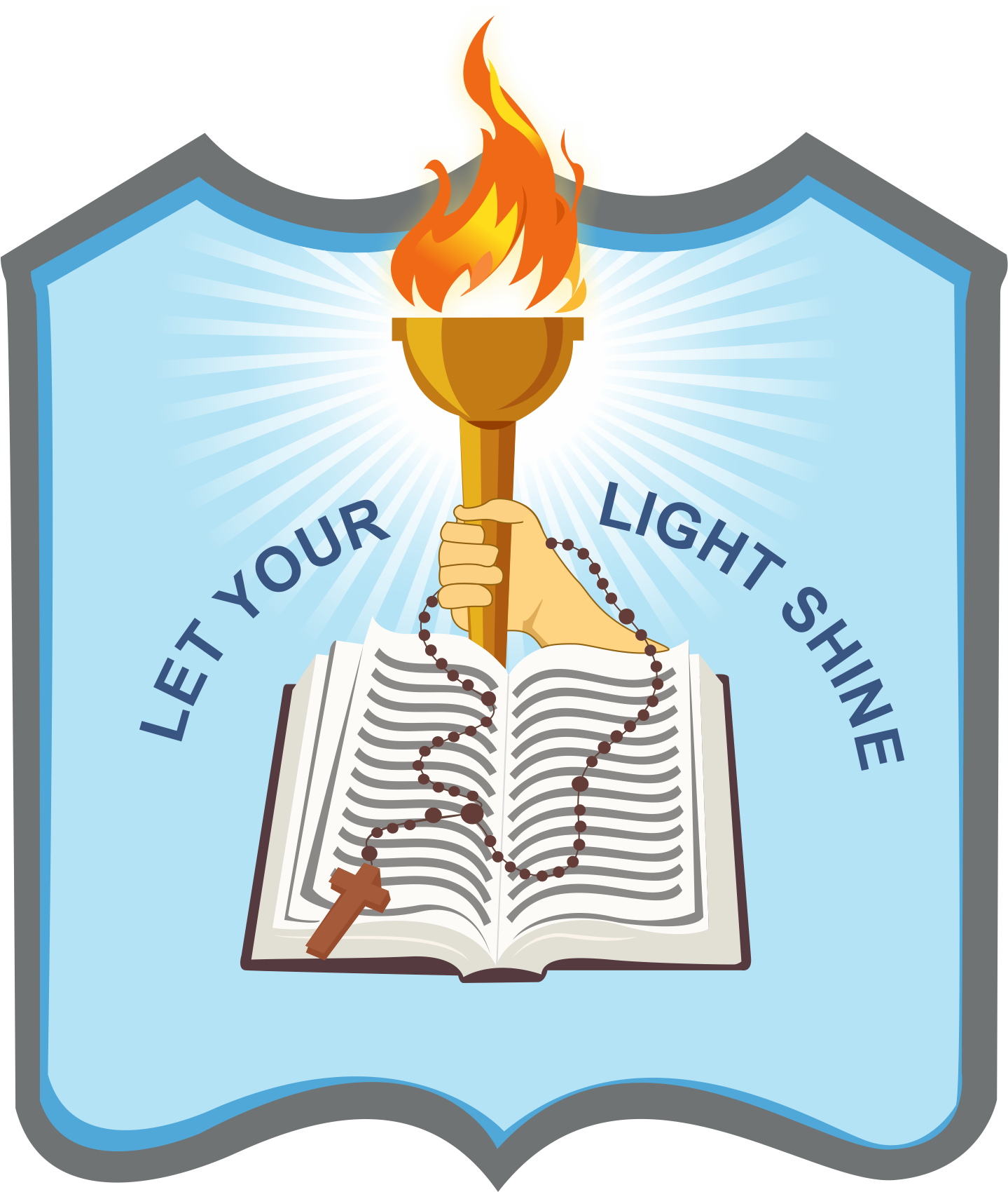 Rosary School logo