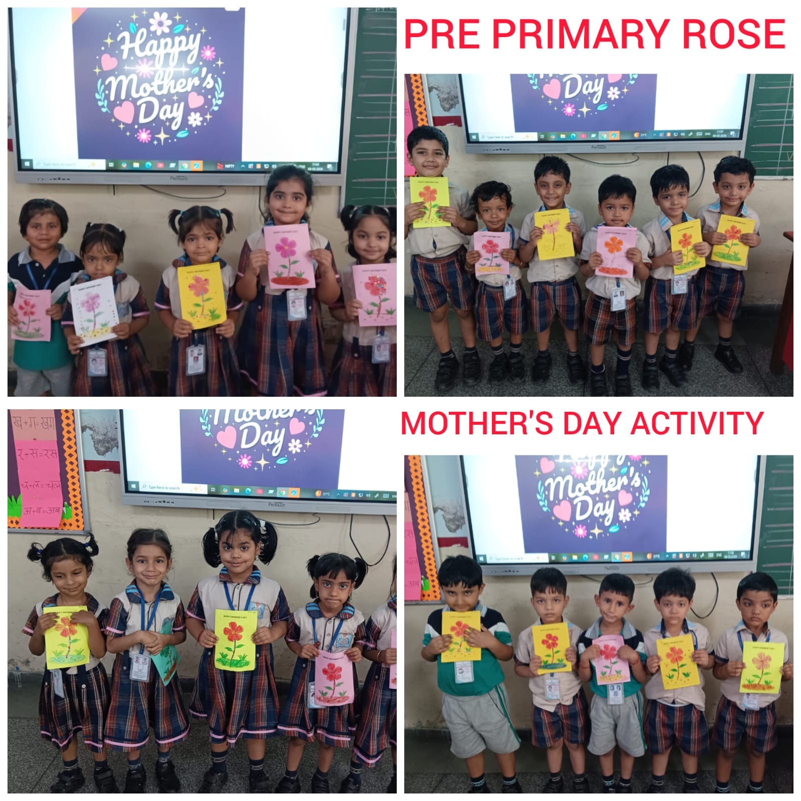 Pre primary Mother’s Day (Card making activity)