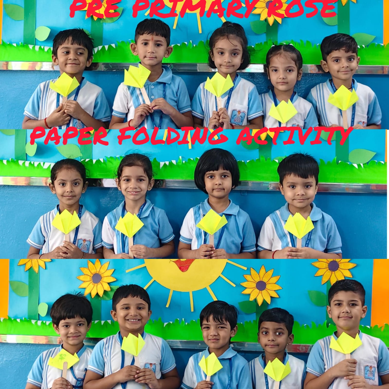 Paper Folding Activity- tulip